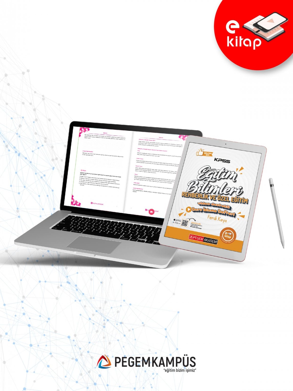 KPSS Eğitim Bilimleri Rehberlik ve Özel Eğitim Ders İzleme Hibrit E-Kitap