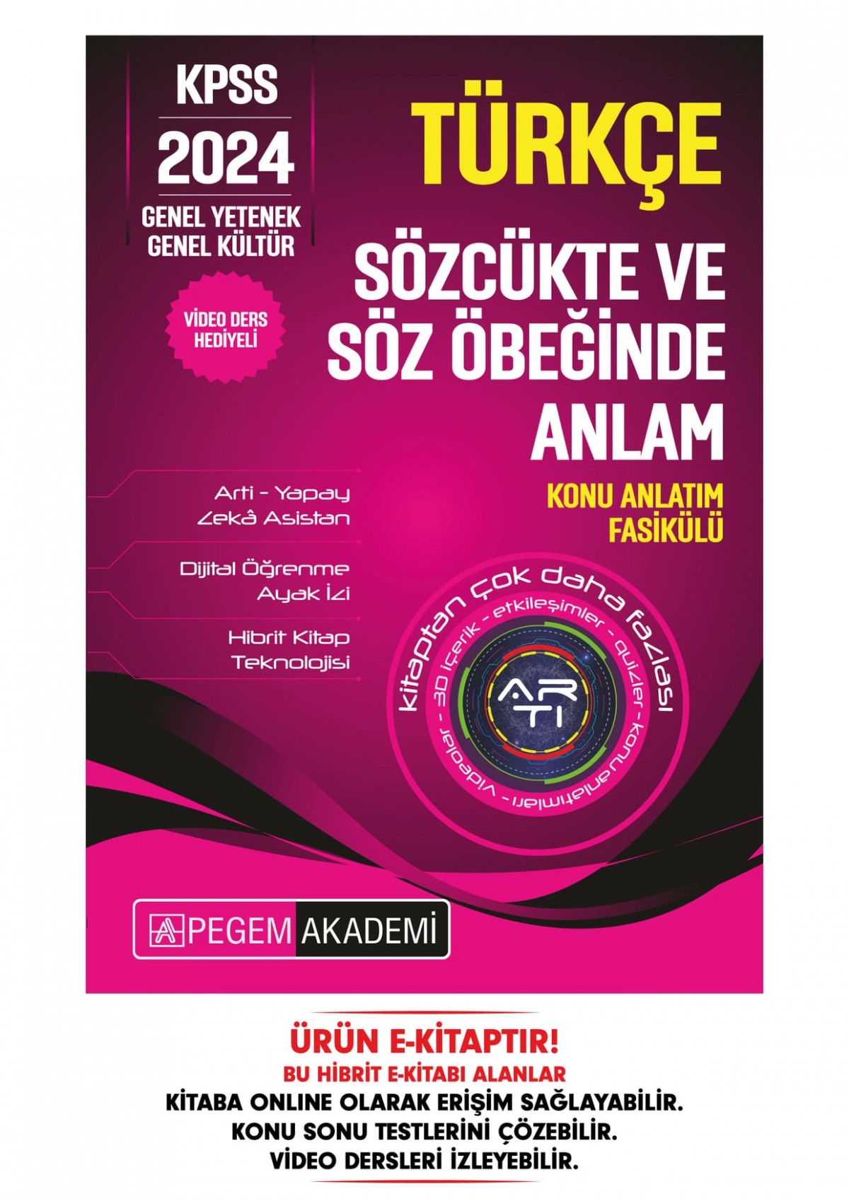 KPSS Türkçe - Sözcükte ve Söz Öbeğinde Anlam Konu Fasikülü
