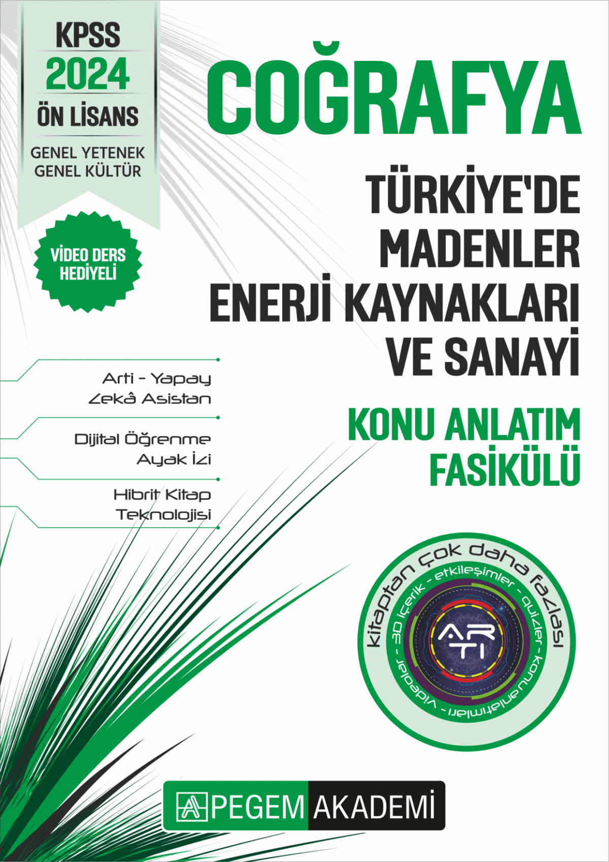 KPSS Ön Lisans Coğrafya -Türkiye'de Madenler - Enerji Kaynakları ve Sanayi Konu Fasikülü