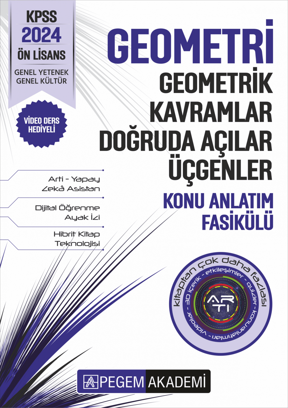 KPSS Ön Lisans Geometri - Geometrik Kavramlar - Doğruda Açılar - Üçgenler Konu Fasikülü
