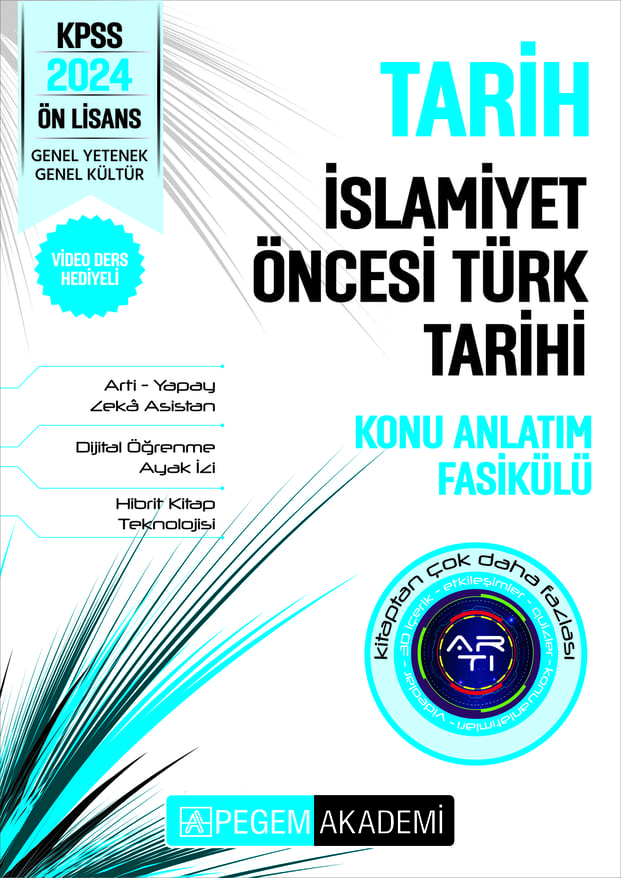 KPSS Ön Lisans Tarih - İslamiyet Öncesi Türk Tarihi Konu Fasikülü