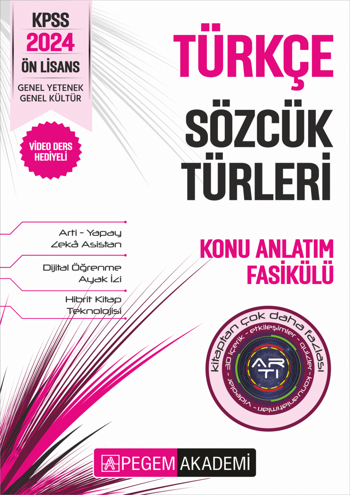 KPSS Ön Lisans Türkçe - Sözcük Türleri Konu Fasikülü