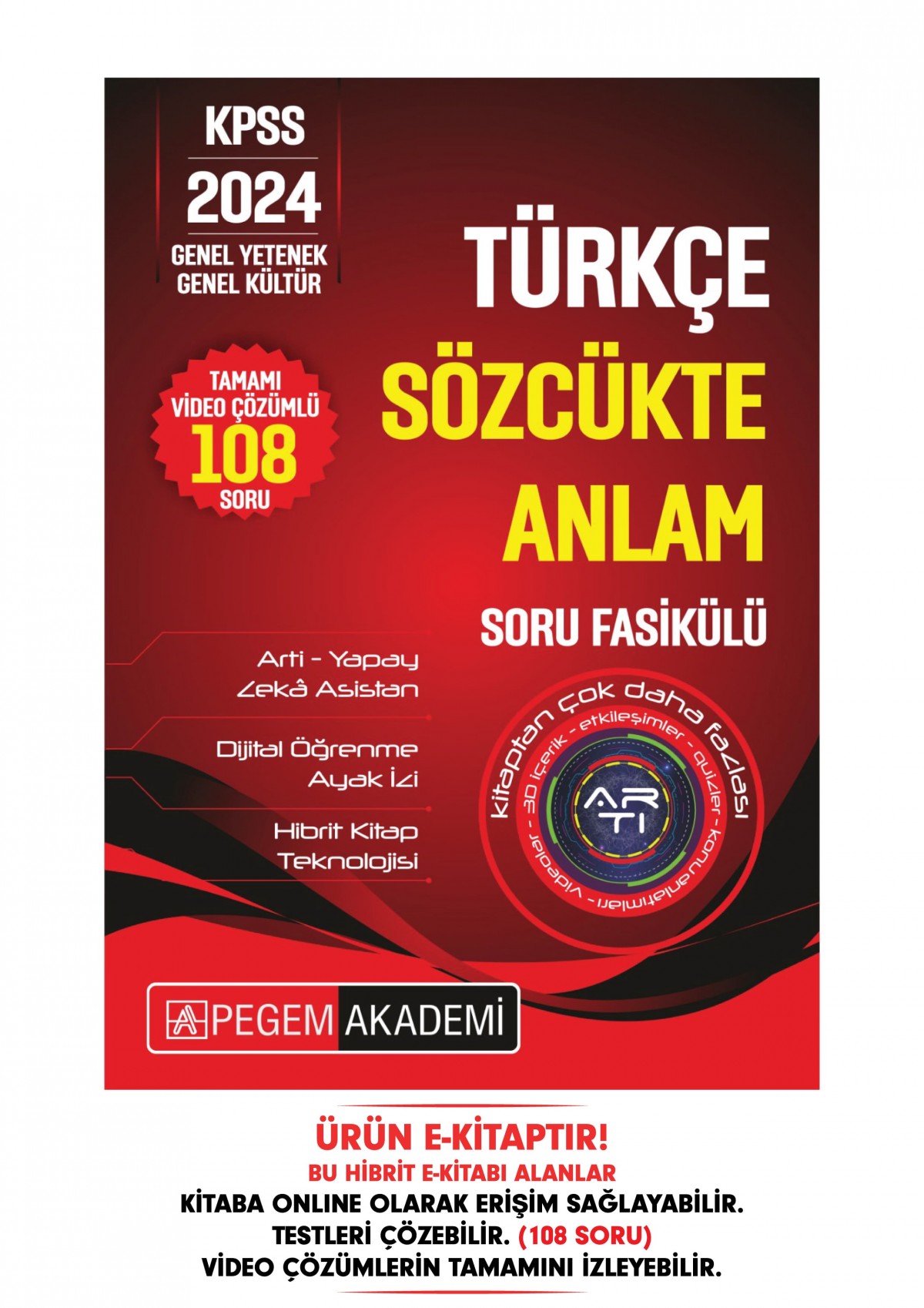 KPSS Türkçe - Sözcükte Anlam Soru Fasikülü