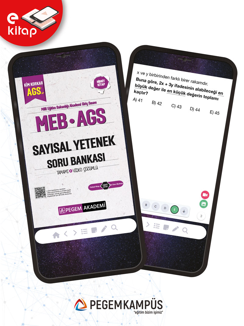 MEB-AGS Kim Korkar Sayısal Yetenek Tamamı Çözümlü E-Soru Bankası
