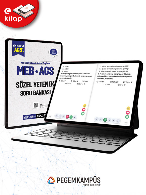 MEB-AGS Kim Korkar Sözel Yetenek Tamamı Çözümlü E-Soru Bankası