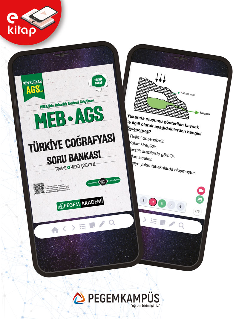 MEB-AGS Kim Korkar Türkiye Coğrafyası Tamamı Çözümlü E-Soru Bankası