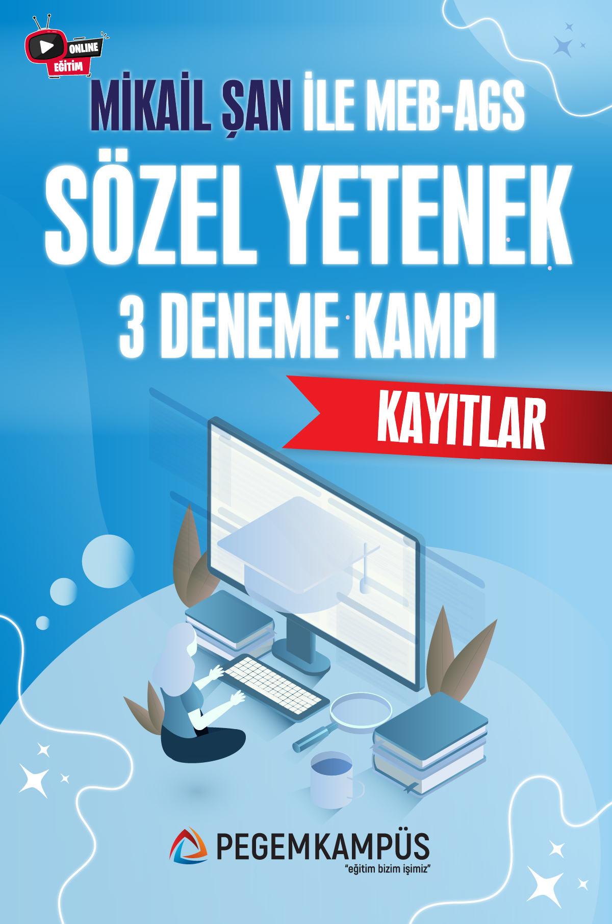Mikail Şan ile MEB-AGS Sözel Yetenek 3 Deneme Kamp Kayıtları Mikail Şan ile MEB-AGS Sözel Yetenek 3 Deneme Kamp Kayıtları