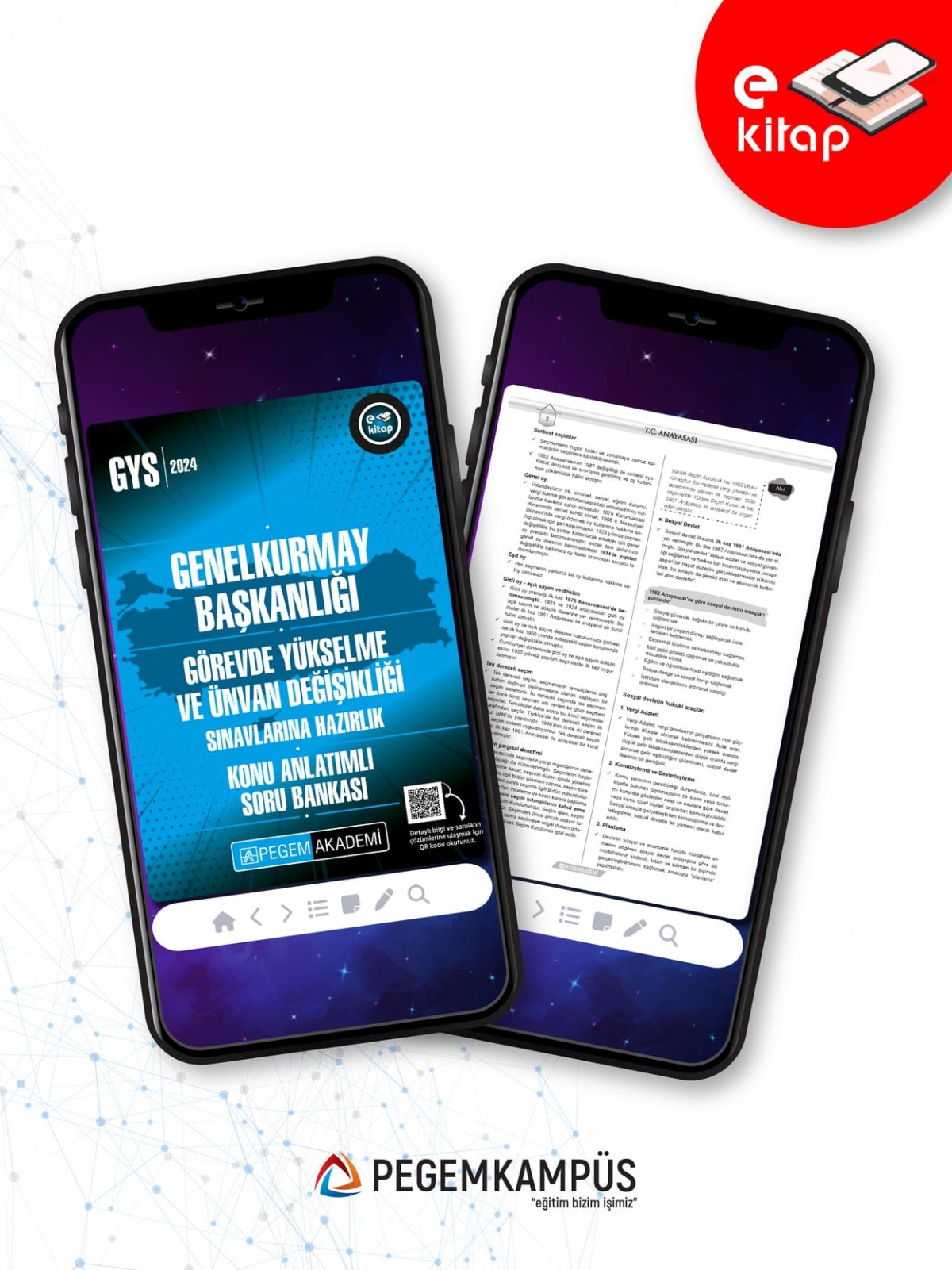 2024 GYS Genelkurmay Başkanlığı  Unvan Değişikliği Sınavlarına Hazırlık Konu Anlatımlı Soru Bankası E-Kitap