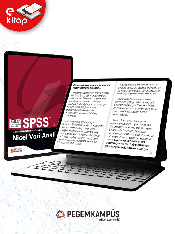 SPSS ile Bilimsel Araştırma Sürecinde Nicel Veri Analizi (e-kitap)