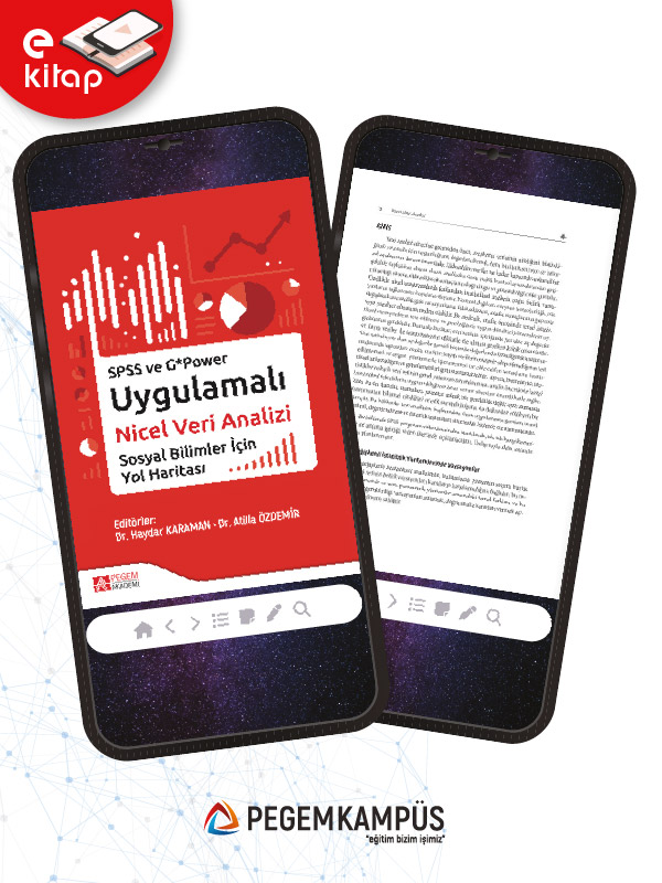 SPSS ve G*Power Uygulamalı Nicel Veri Analizi Sosyal Bilimler İçin Yol Haritası (e-kitap) SPSS ve G*Power Uygulamalı Nicel Veri Analizi Sosyal Bilimler İçin Yol Haritası (e-kitap)