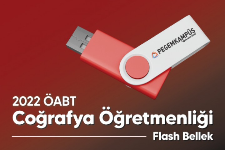 2022 ÖABT Coğrafya Öğretmenliği Flash Bellek Video Dersler