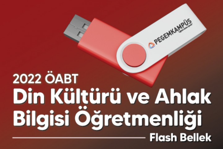 2022 KPSS ÖABT Din Kültürü Ve Ahlak Bilgisi Öğretmenliği Flash Bellek