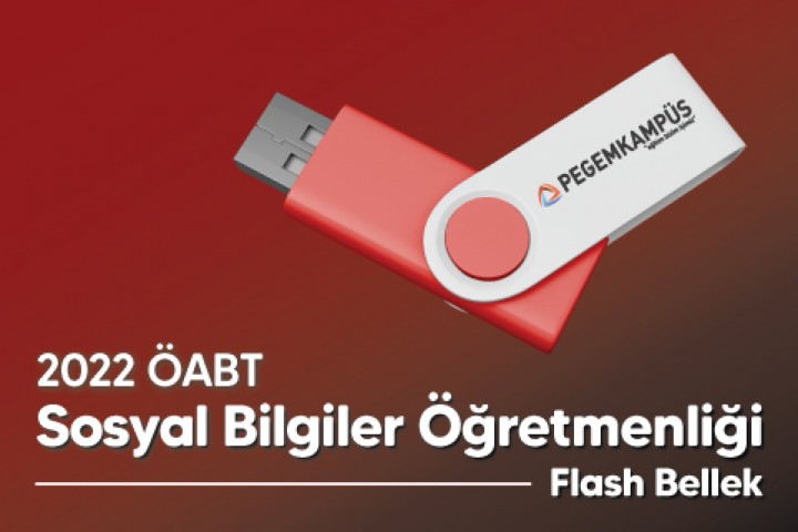 2022 ÖABT Sosyal Bilgiler Öğretmenliği Flash Bellek Video Dersler