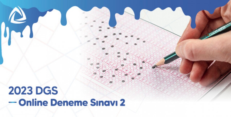 2023 DGS Online Deneme Sınavı 2