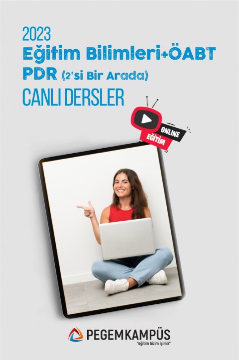 2023 KPSS Eğitim Bilimleri + 2023 ÖABT PDR Öğretmenliği Canlı Dersler