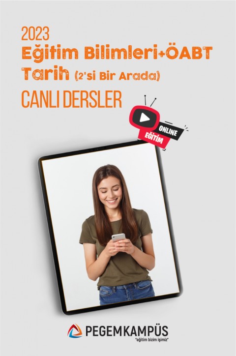 2023 KPSS Eğitim Bilimleri + 2023 ÖABT Tarih Öğretmenliği Canlı Dersler