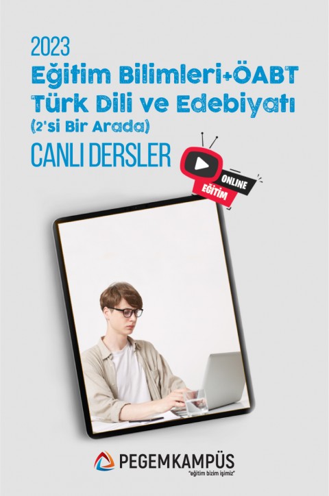 2023 KPSS Eğitim Bilimleri + 2023 ÖABT Türk Dili ve Edebiyatı Öğretmenliği Canlı Dersler