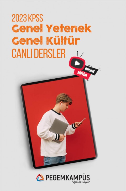 2023 KPSS GENEL YETENEK GENEL KÜLTÜR CANLI DERSLER