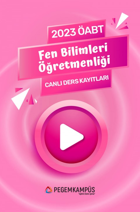 2023 ÖABT Fen Bilimleri Öğretmenliği Canlı Ders Kayıtları