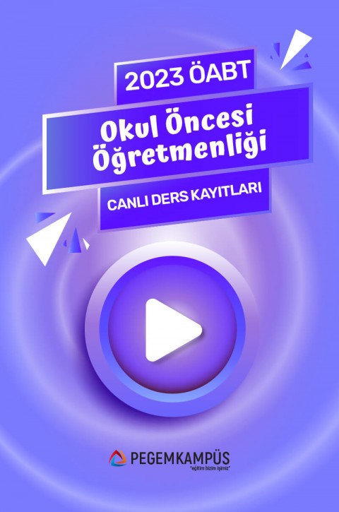 2023 ÖABT Okul Öncesi Öğretmenliği Canlı Ders Kayıtları