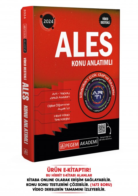 2024 ALES Konu Anlatımlı Hibrit E-Kitap