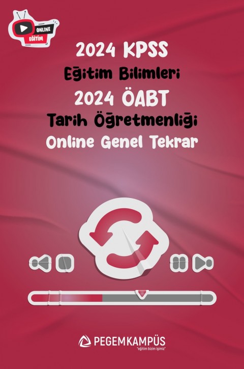 2024 KPSS Eğitim Bilimleri + 2024 KPSS ÖABT Tarih Öğretmenliği Online Genel Tekrar