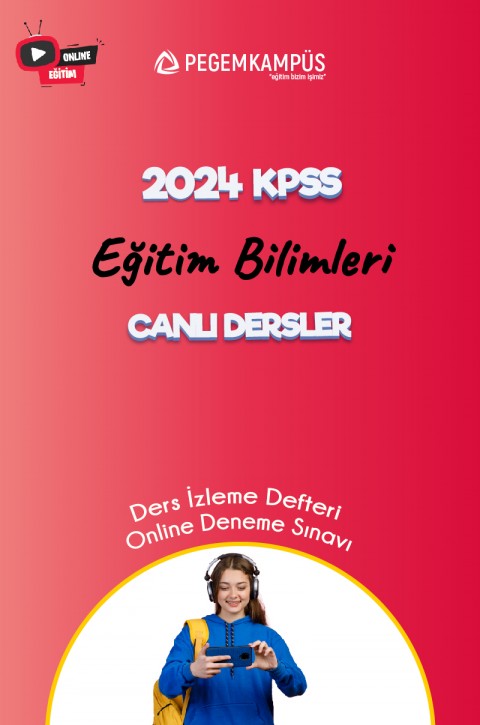 2024 KPSS Eğitim Bilimleri Canlı Dersler
