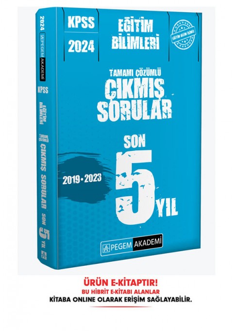 2024 KPSS Eğitim Bilimleri Çıkmış Sorular Son 5 Sınav E-Kitap
