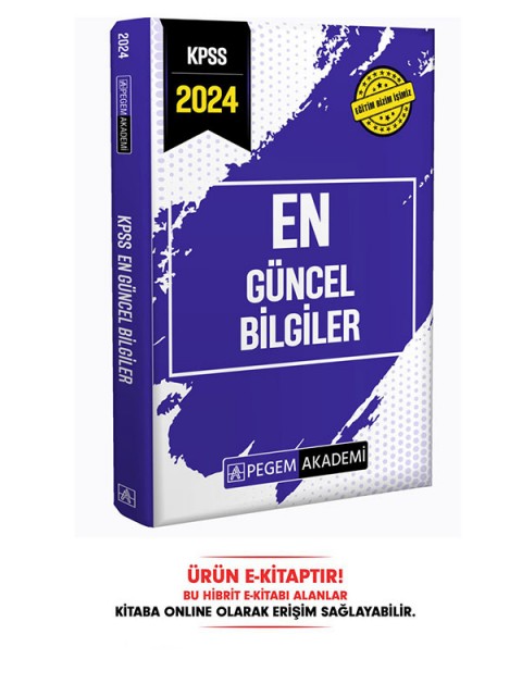 2024 KPSS En Güncel Bilgiler E-Kitap