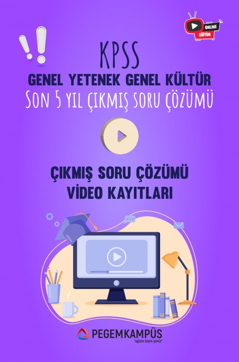 2024 KPSS Genel Yetenek Genel Kültür Son 5 YIL Çıkmış Sorular Video Kayıtlar