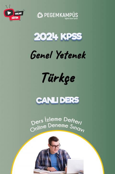 2024 KPSS Genel Yetenek Türkçe - Sözel Mantık Canlı Ders
