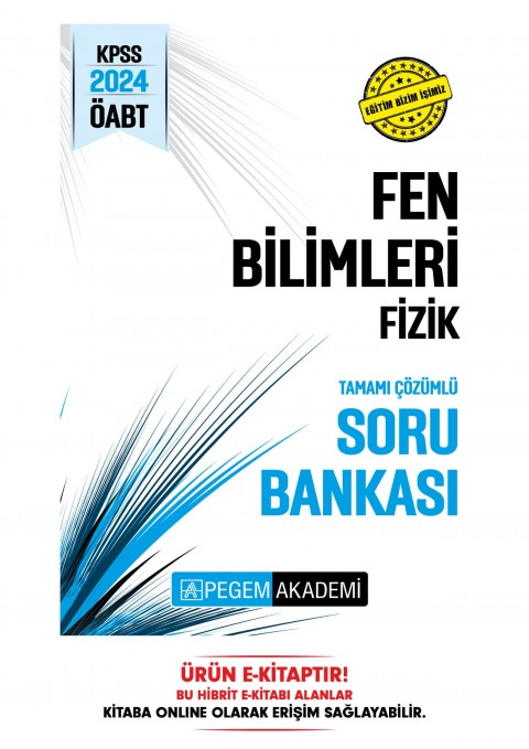 2024 KPSS ÖABT Fen Bilimleri Fizik Soru Bankası E-Kitap
