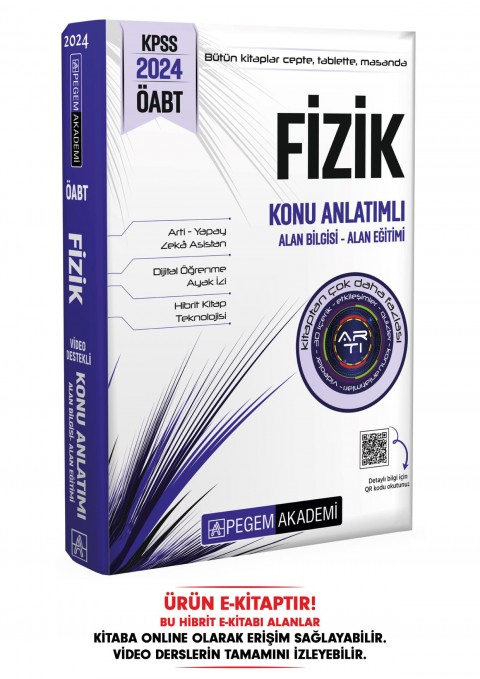 2024 KPSS ÖABT Fizik Öğretmenliği Konu Anlatımlı Hibrit E-Kitap