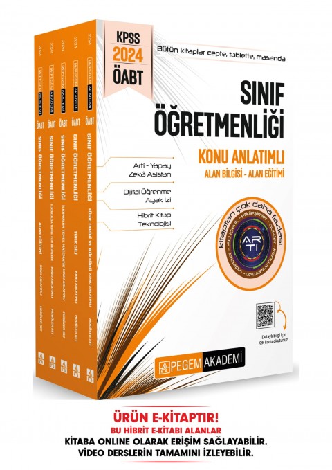 2024 KPSS ÖABT Sınıf Öğretmenliği Konu Anlatımlı Modüler Hibrit E-Kitap Seti