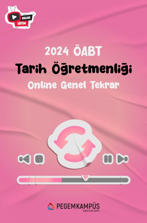 2024 KPSS ÖABT Tarih Öğretmenliği Online Genel Tekrar