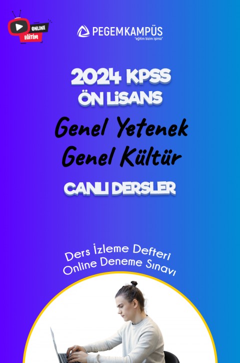 2024 KPSS Ön Lisans Genel Yetenek Genel Kültür Canlı Dersler
