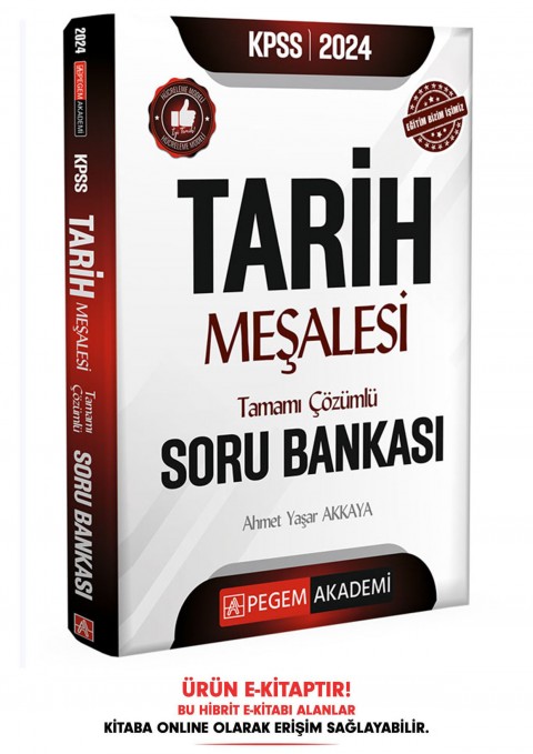 2024 KPSS Tarih Meşalesi Tamamı Çözümlü Soru Bankası E-Kitap