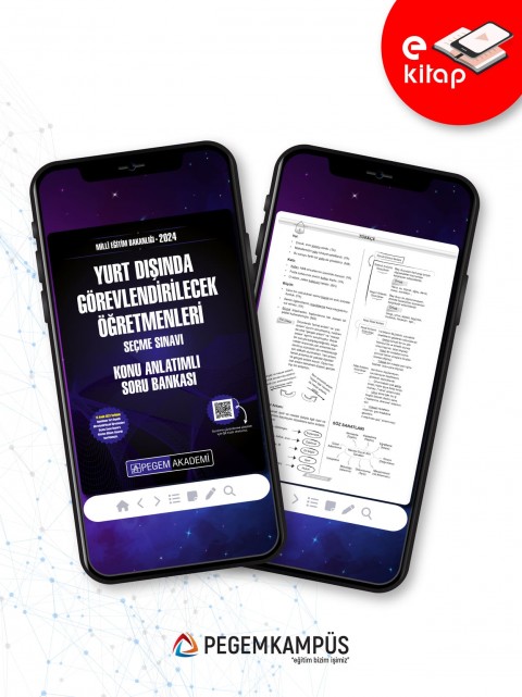 2025 MEB Yurt Dışında Görevlendirilecek Öğretmenleri Seçme Sınavı Konu Anlatımlı Soru Bankası E-Kitap