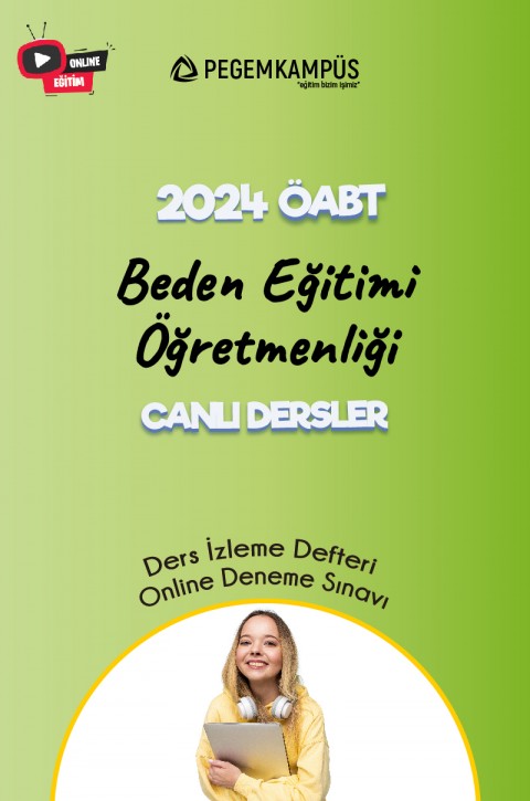 2024 ÖABT Beden Eğitimi Öğretmenliği Canlı Dersler