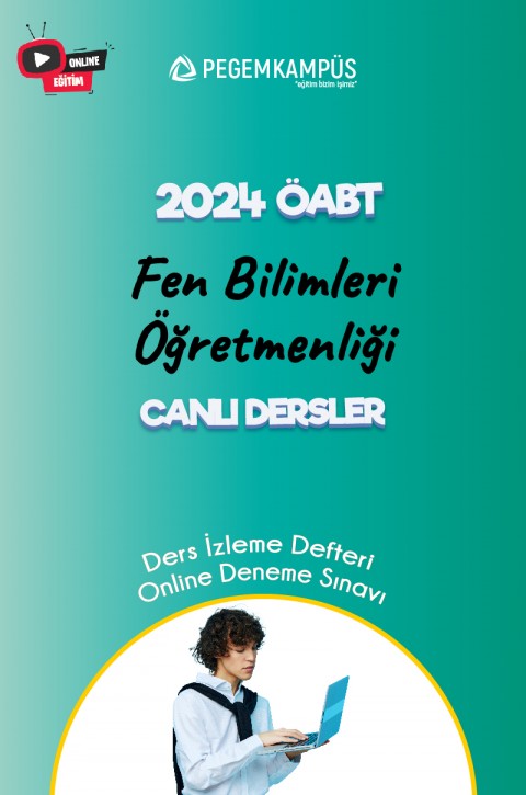 2024 ÖABT Fen Bilimleri Öğretmenliği Canlı Dersler