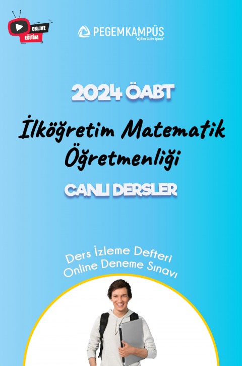 2024 ÖABT İlköğretim Matematik Öğretmenliği Canlı Dersler