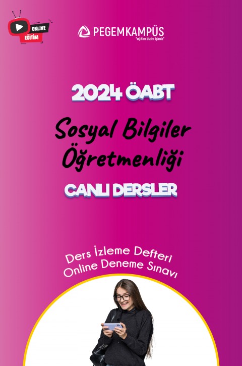 2024 ÖABT Sosyal Bilgiler Öğretmenliği Canlı Dersler