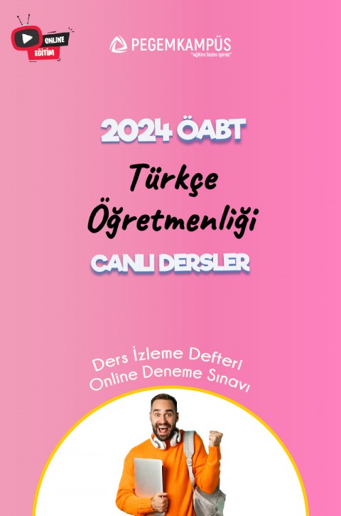 2024 ÖABT Türkçe Öğretmenliği Canlı Dersler