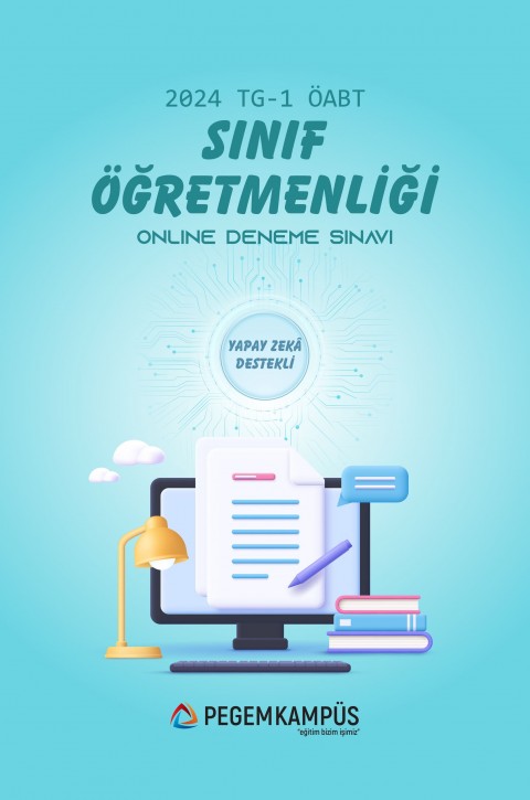 2024 TG-1 ÖABT Sınıf Öğretmenliği Online Deneme Sınavı(e-kitap)