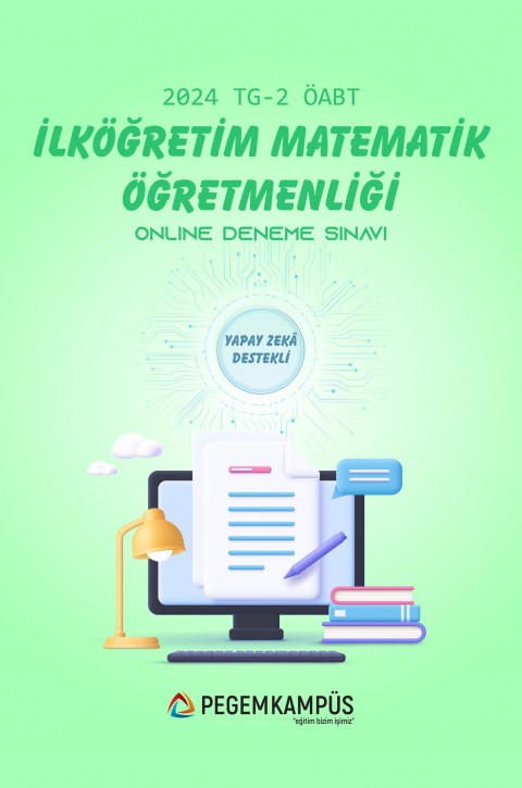 2024 TG-2 ÖABT İlköğretim Matematik Öğretmenliği Online Deneme Sınavı