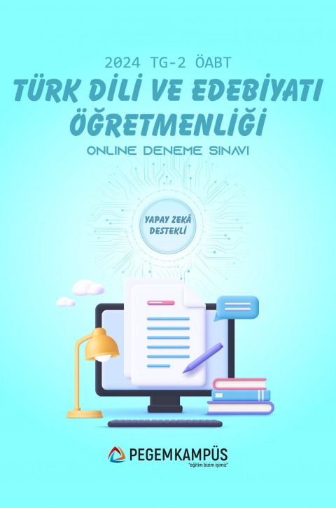 2024 TG-2 ÖABT Türk Dili ve Edebiyatı Öğretmenliği Online Deneme Sınavı