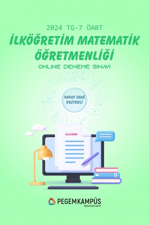 2024 TG-7 ÖABT İlköğretim Matematik Öğretmenliği Online Deneme Sınavı