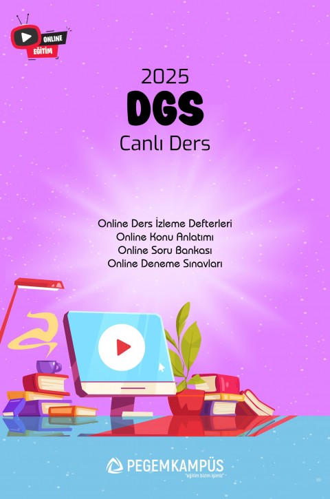 2025 DGS Canlı Ders + Online Materyaller