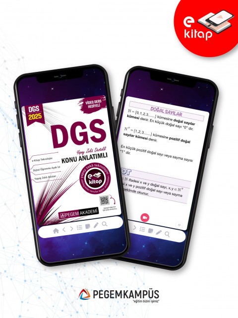 2025 DGS Konu Anlatımlı E-Kitap