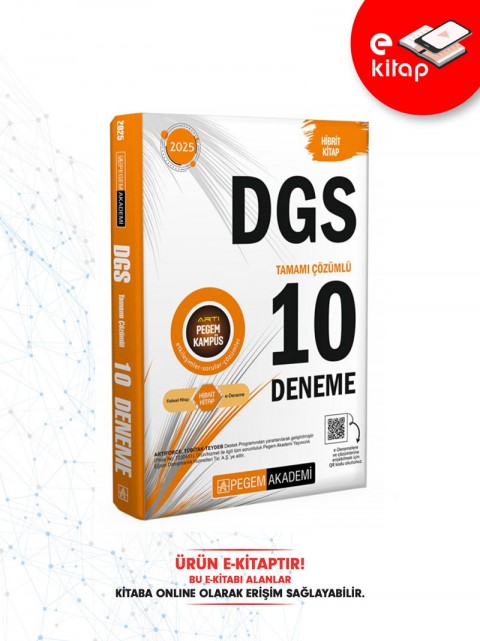 2025 DGS Tamamı Çözümlü 10 E-Deneme